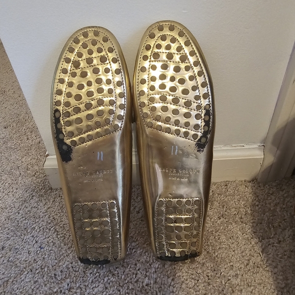 RALPH LAUREN Purple Label Made In Italy Gold Loafers Size 10B - Picture 7 of 10